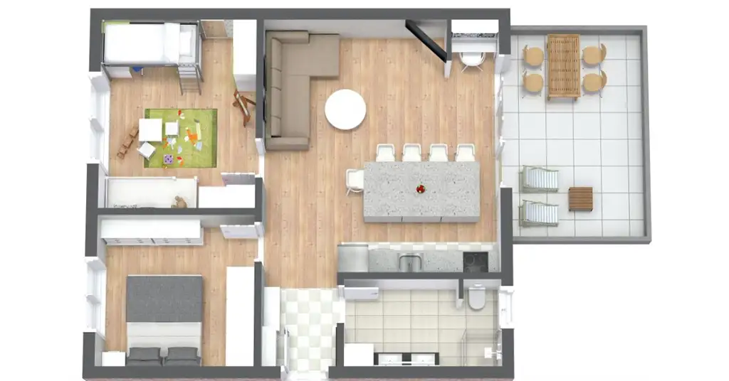 Contoh Plan Rumah 2 Bilik Minimalis Terbaru