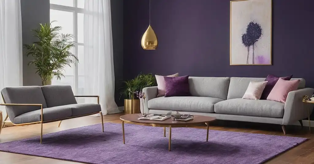 Ide Warna Cat Ruang Tamu Lavender