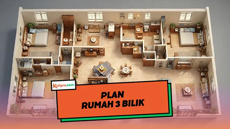 Plan Rumah 3 Bilik