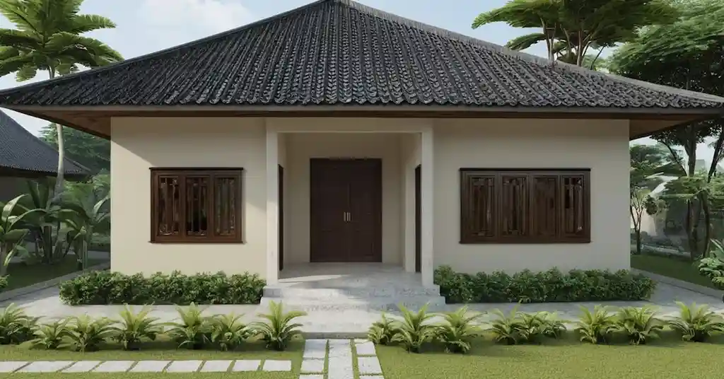 Warna Cat Luar Rumah Kampung Warna Kelabu Setuju