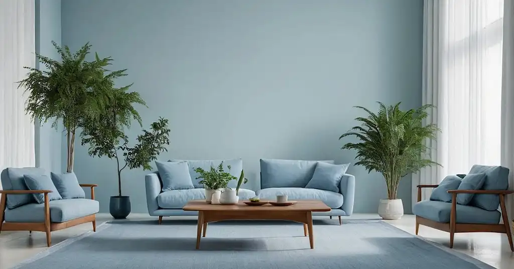 Warna Cat Ruang Tamu Biru Muda Selasa