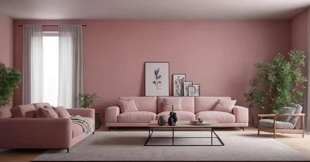 Warna Cat Rumah Dusty Pink