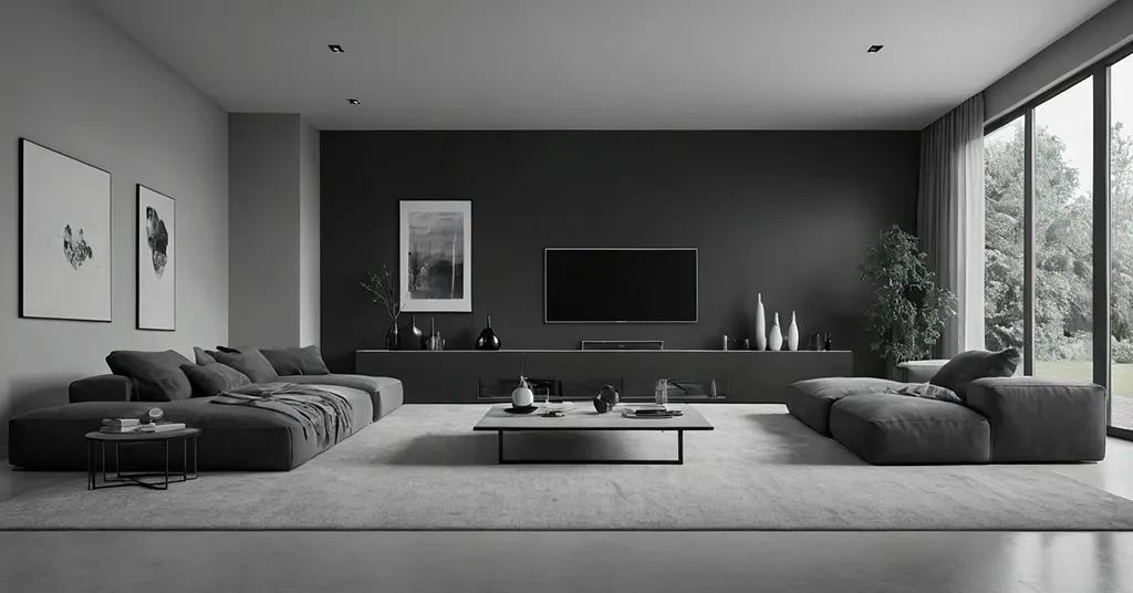 Warna Cat Rumah Monochrome 1