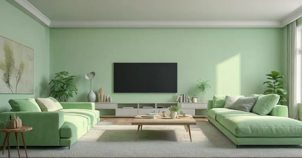 Warna Cat Rumah Pastel Green 3