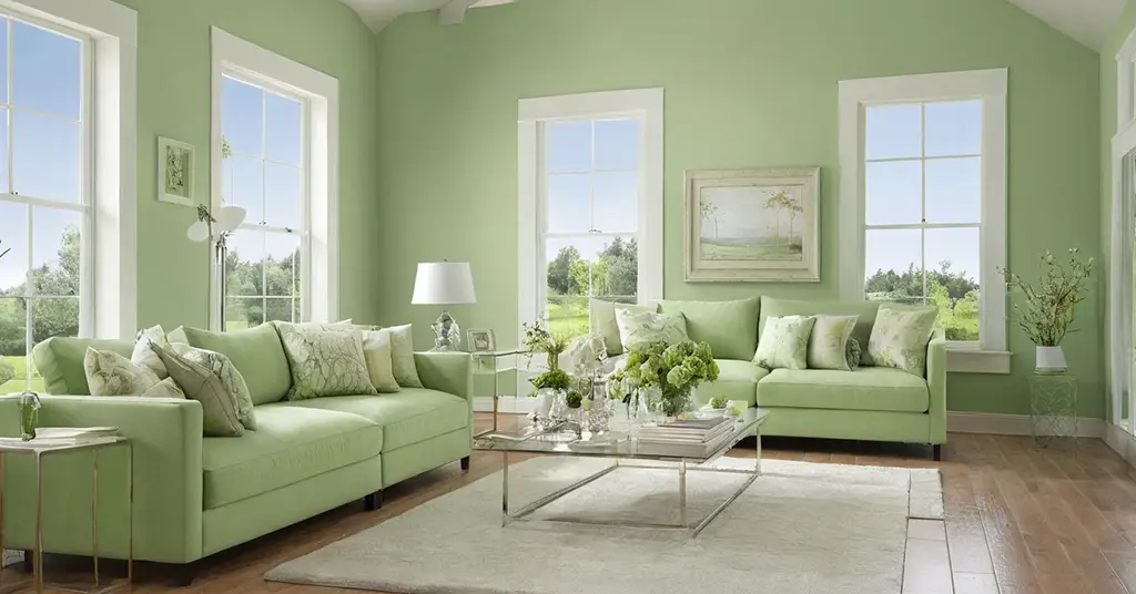 Warna Cat Rumah Pastel Green 4