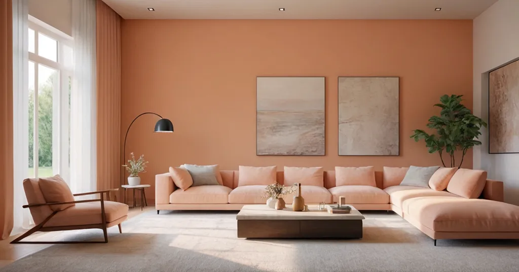 Warna Cat Rumah Peach 1