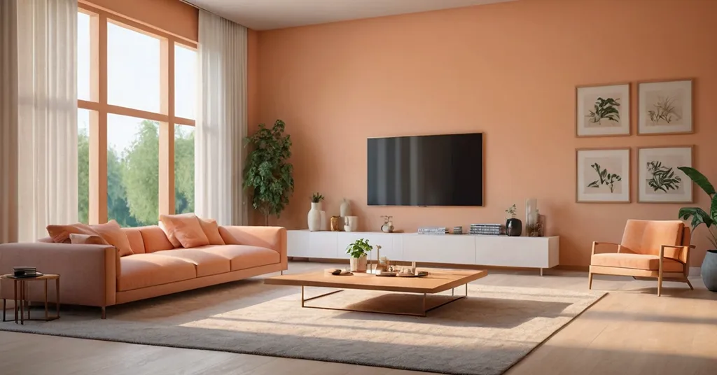 Warna Cat Rumah Peach 4