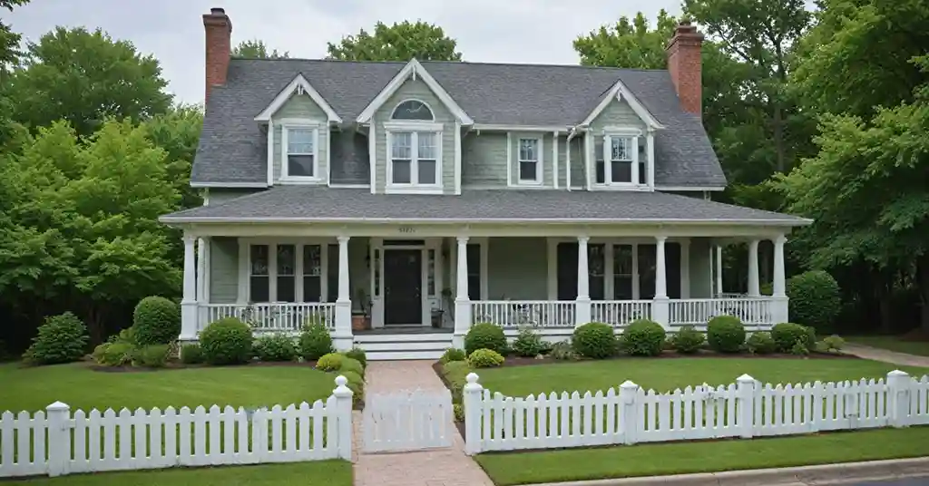 Warna Luar Rumah Hijau Pastel