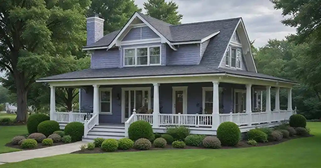 Warna Luar Rumah Lavender