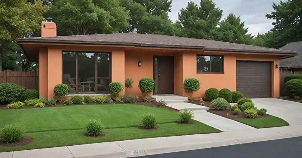 Warna Luar Rumah Terracotta