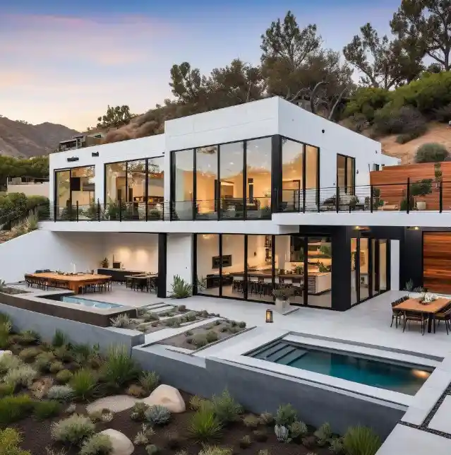 Design Rumah Kampung Moden Los Angeles