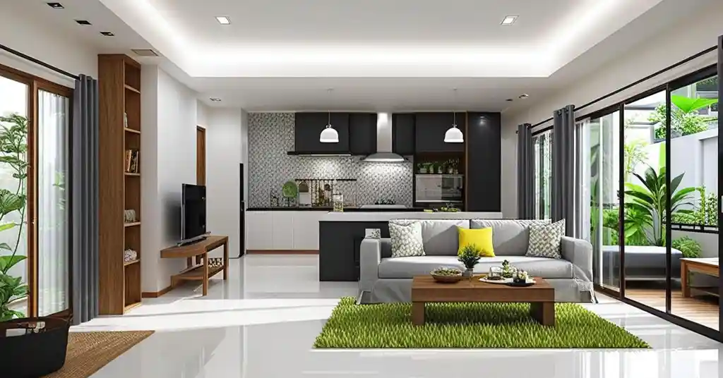 Design Rumah Konsep Pelan Terbuka