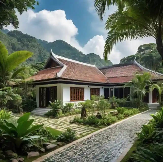 Design Rumah Tropika Kampung