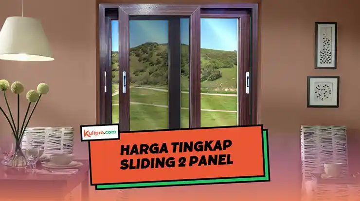 Harga Tingkap Sliding 2 Panel