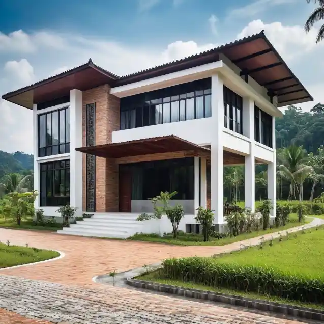 Idea Design Rumah Kampung Modern 2 Tingkat Malaysia