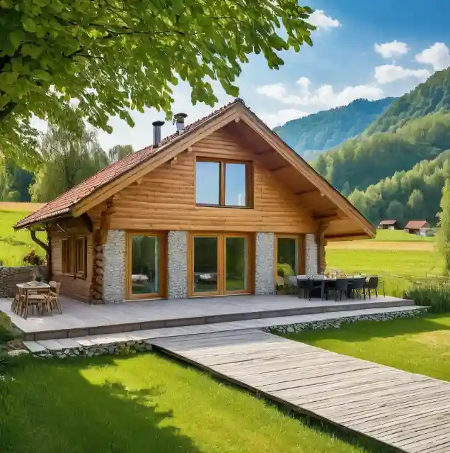 Idea Design Rumah Kampung Slovenia