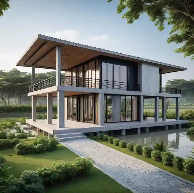 Idea Design Rumah Kampung Stilt Moden Malaysia