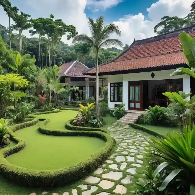 Idea Design Rumah Tropika Kampung