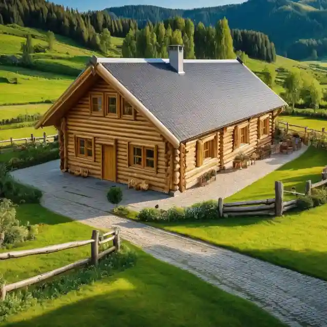 Ideas Rumah Kampung Kabin Kayu