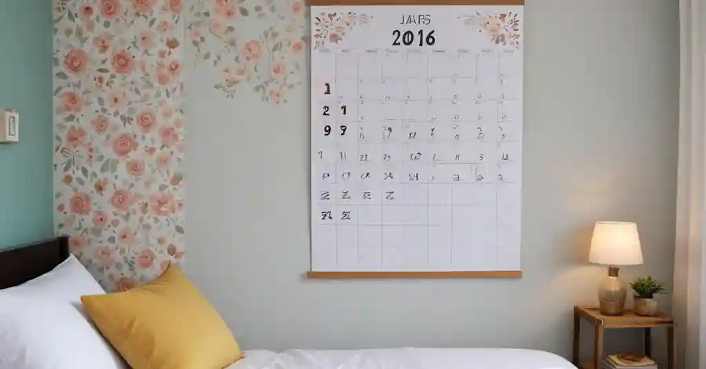 Kalender Dinding DIY