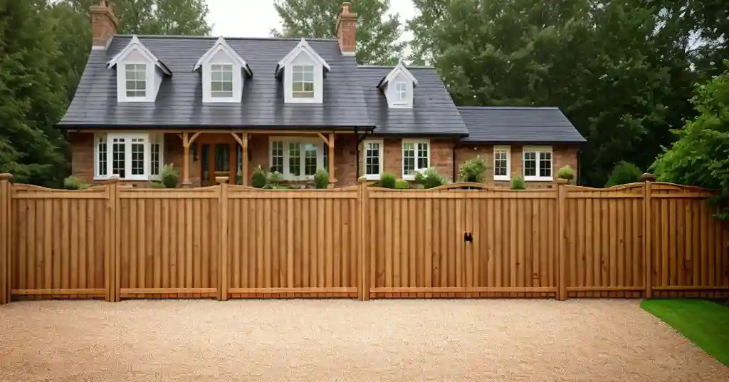 Pagar Kayu Gaya Britain