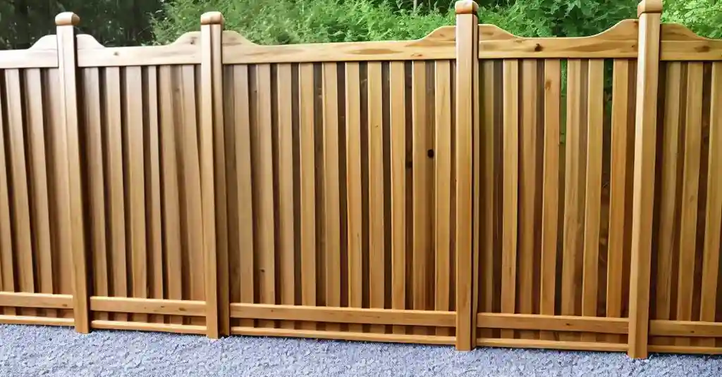 Pagar Kayu Laser Cut