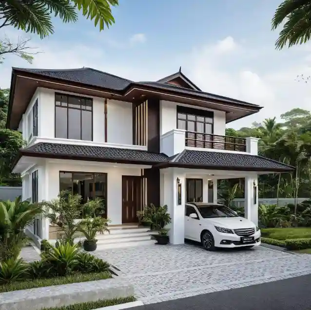 Rumah Kampung Moden Malaysia