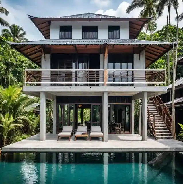 Rumah Kampung Stilt Moden