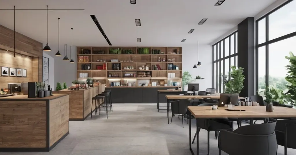 14. Kawasan Kafe atau Pantry