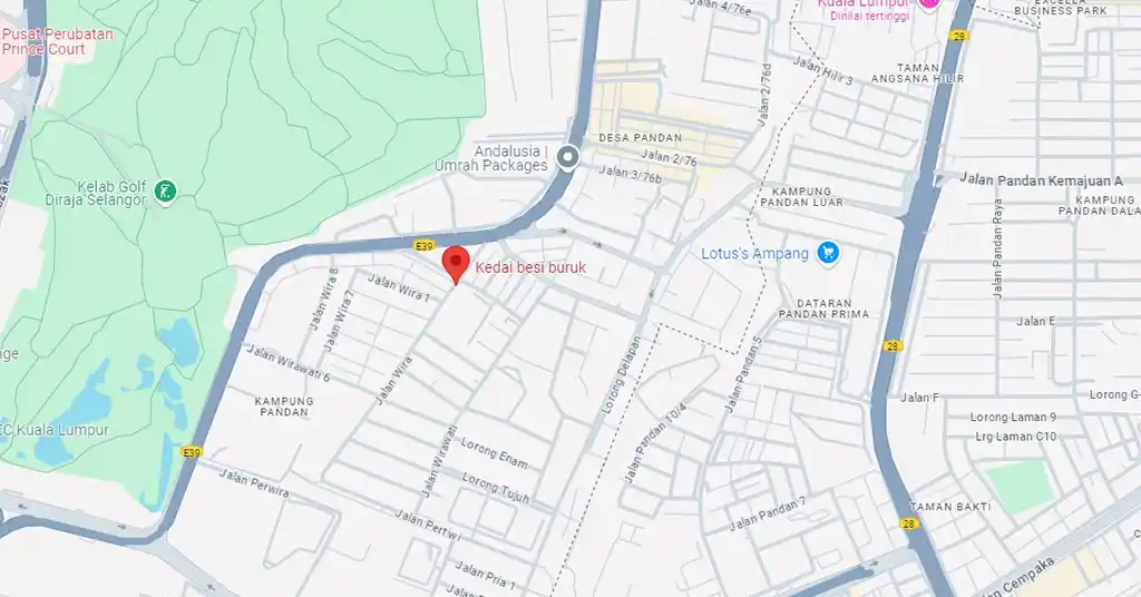2. Kedai Besi Buruk Kampung Pandan