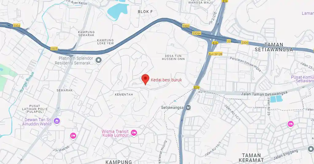 3. Kedai Besi Buruk Kementah