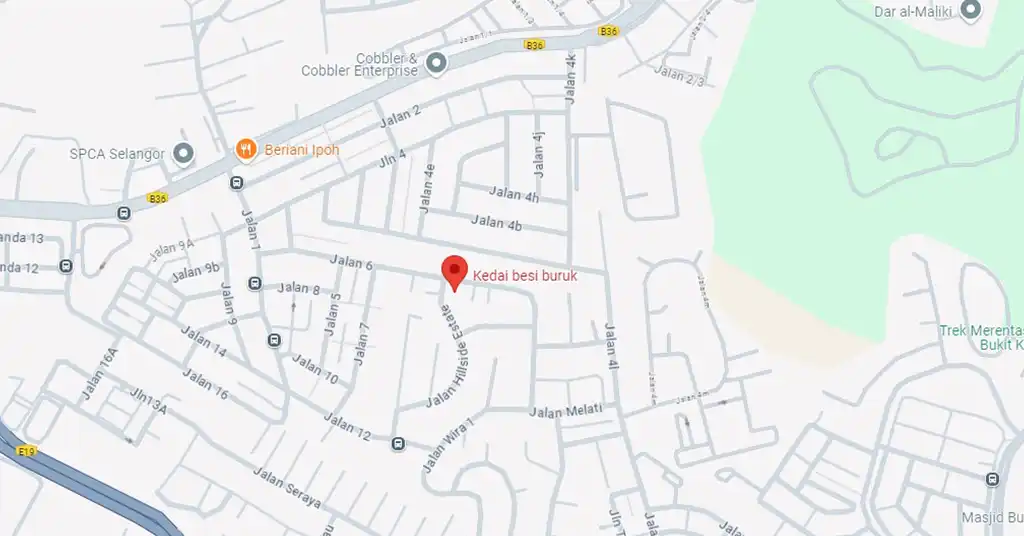 9. Kedai Besi Buruk Jalan Hillside Ampang