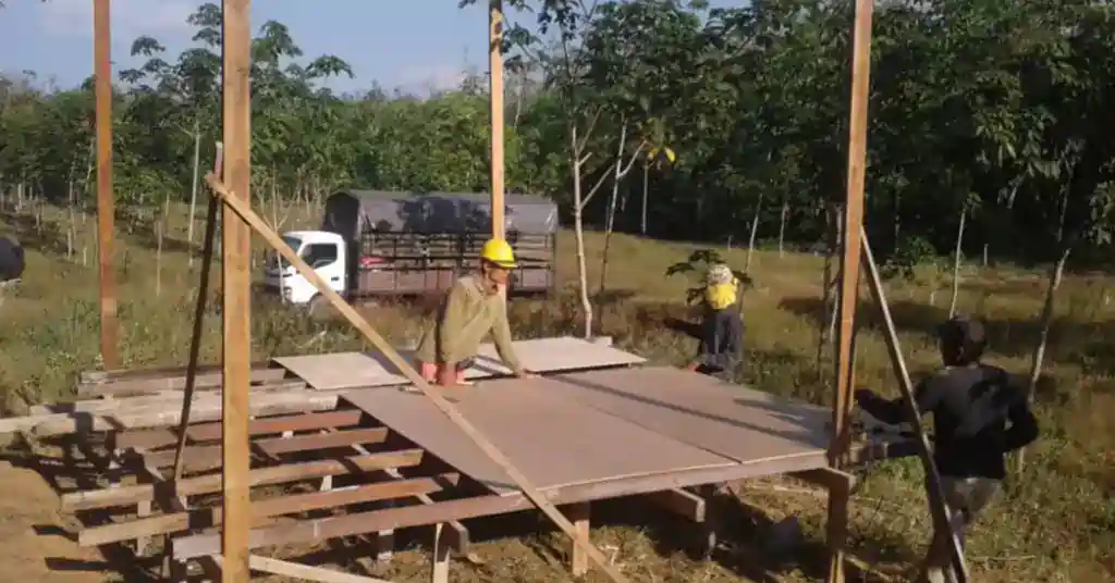 Cara Jimat Kos Bina Pondok Kebun