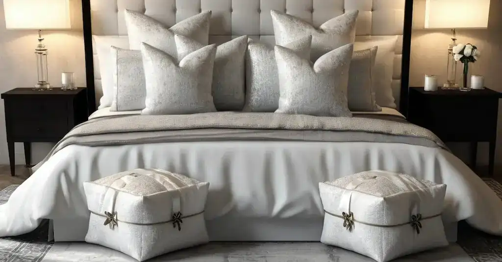 Deco Bilik Pengantin Simple Bantal Berlapis Lapis