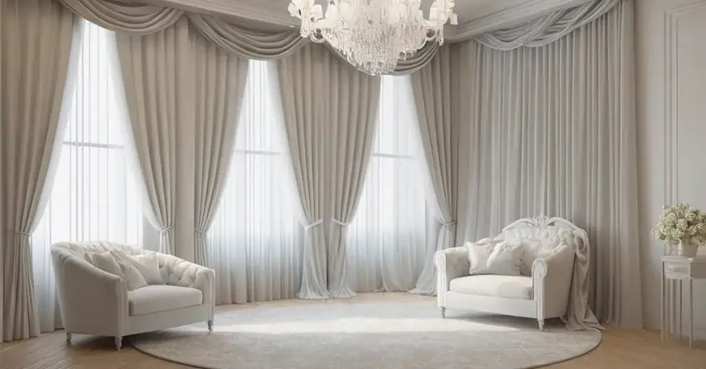 Deco Bilik Pengantin Simple Penggunaan Kain Draperi