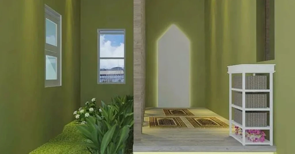 Dinding Hijau dan Suasana Alamiah
