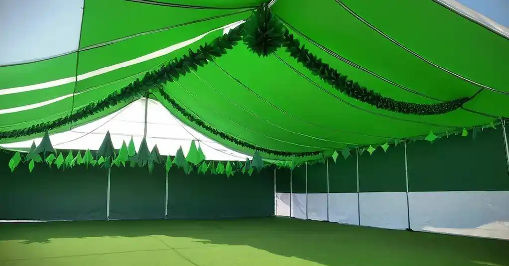 Gantungan Origami Hijau