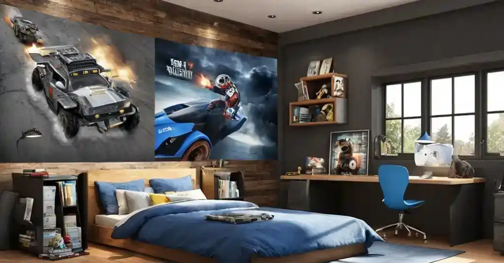 Idea Wallpaper Bilik Tidur Lelaki Tema Konsep Loft