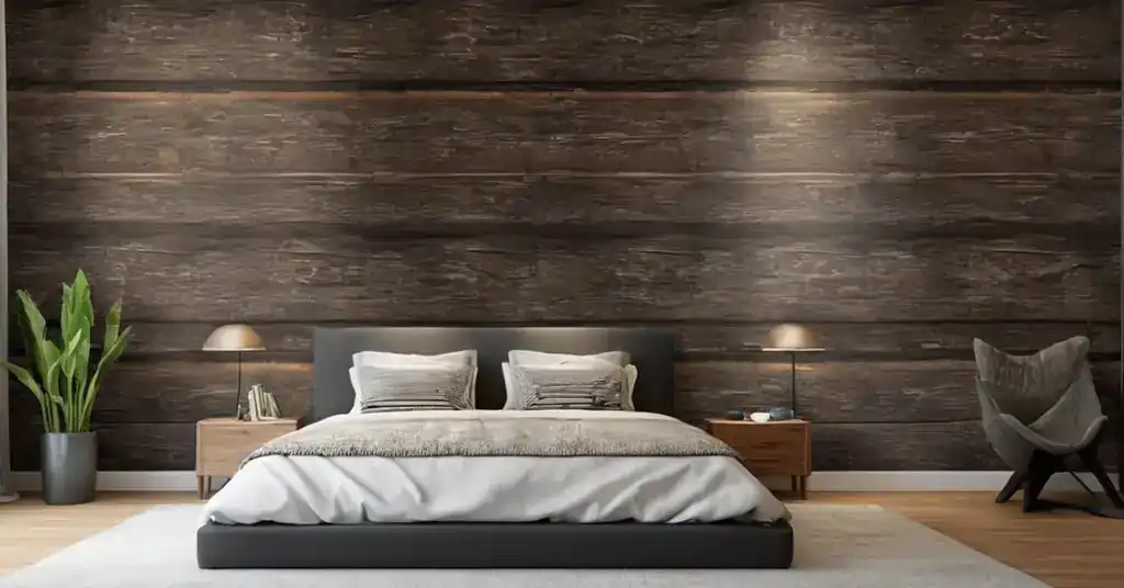 Idea Wallpaper Bilik Tidur Lelaki Tema ekstur Kayu