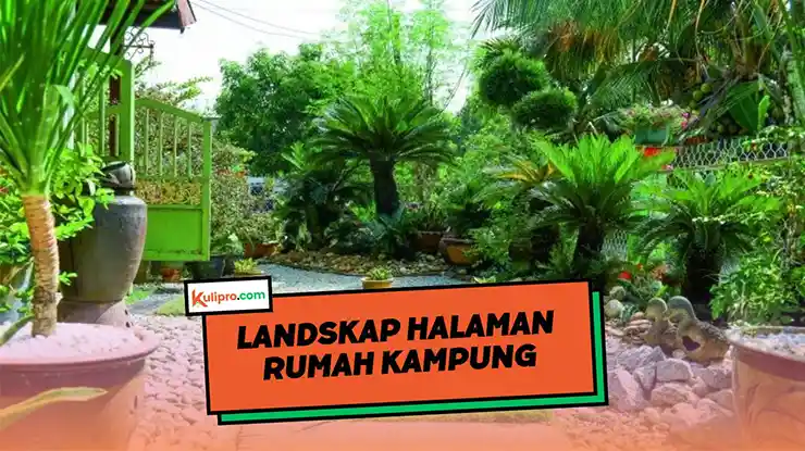Landskap Halaman Rumah Kampung