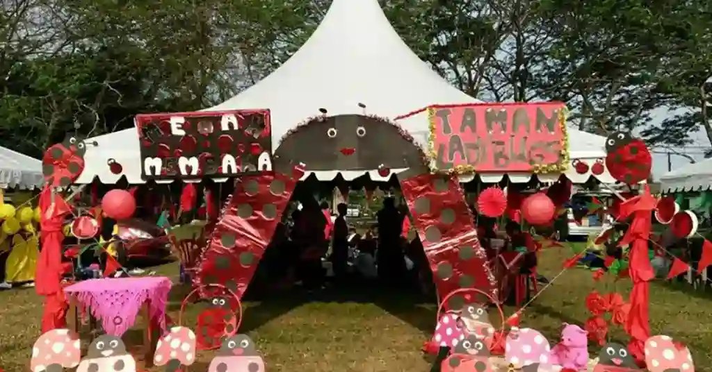 Langkah Menghias Khemah Rumah Sukan Hijau