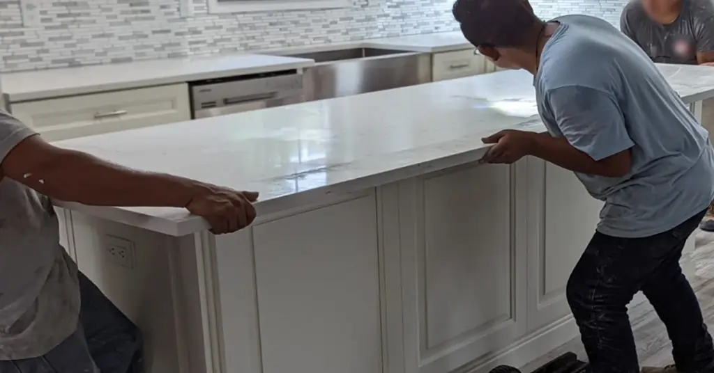 Proses Pemasangan Table Top