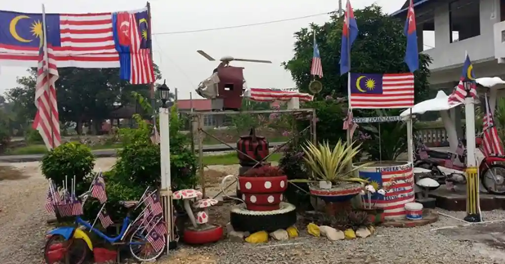 Sudut Halaman Dekorasi Kreatif