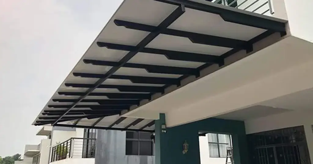Upah Pasang Awning Rumah Terkini