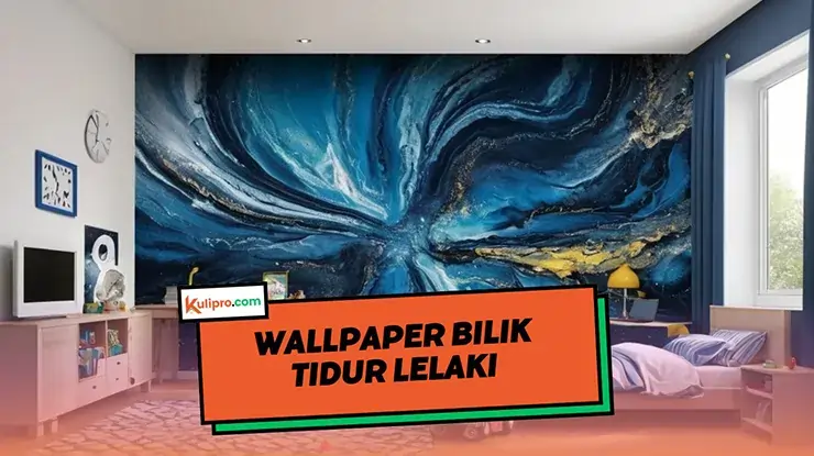 Wallpaper Bilik Tidur Lelaki