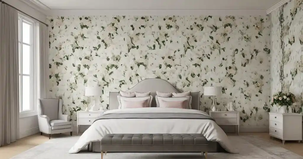 Wallpaper Floral Minimalis