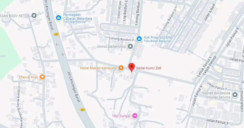 5. Kedai Kunci Zali