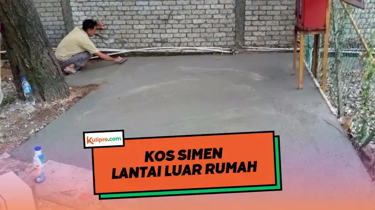 Kos Simen Lantai Luar Rumah