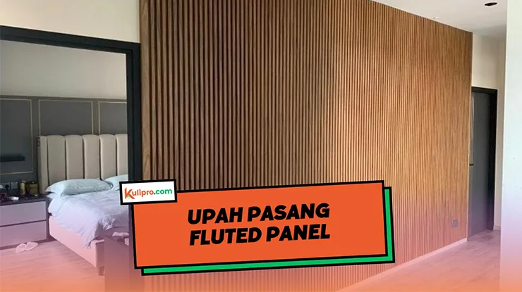 Upah Pasang Fluted Panel