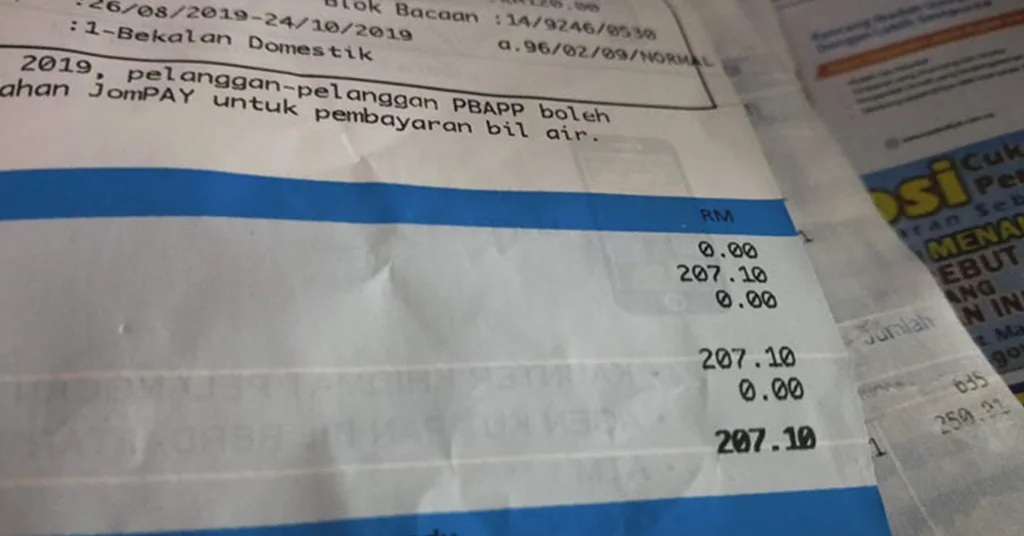 Syarat Tukar Nama Bil Air